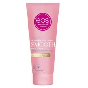 EOS Shea Butter Cashmere Post-Shave Smooth Body Cream 7oz Pink Tube